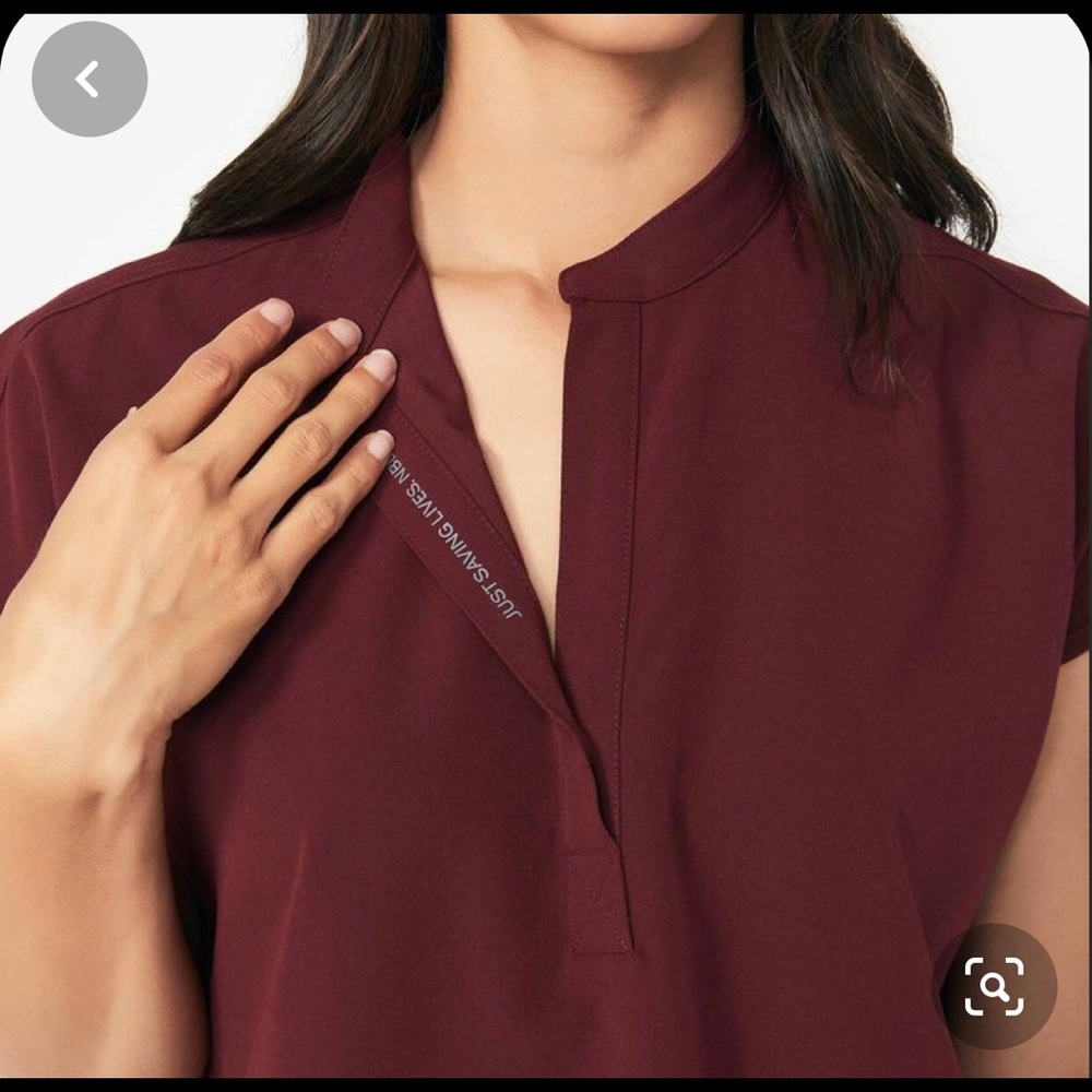 Figs Scrubs top